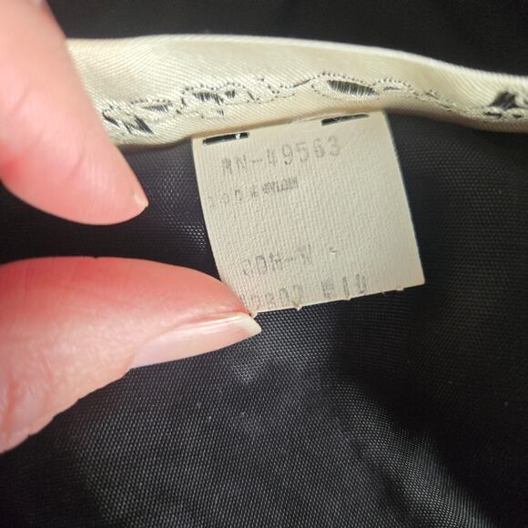 Vintage 70s Whimsigoth Dress Victor Costa Black Victorian Ruffle Women Medium - Picture 14 of 14